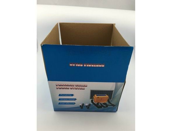 Corrugated paper (pit paper) color box